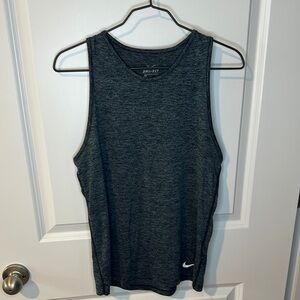 Nike Charcoal Dri-FIT Sleeveless Tank Top